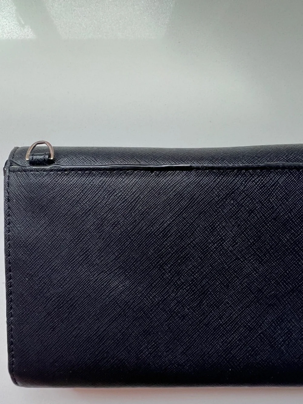 Kate Spade Laurel Way Winni Black Saffiano Leather Crossbody Clutch Wallet - Picture 9 of 10
